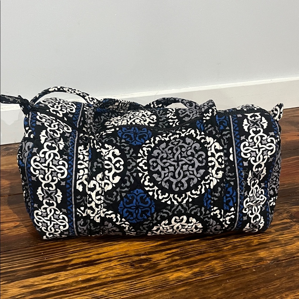Vera Bradley Blue and Black Travel Bag